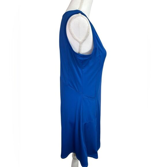 Bright Blue Tennis Romper Dress Sleeveless Size M - Picture 3 of 10